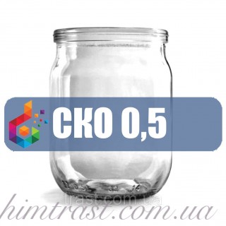 Стеклобанка 0,460л Банка СКО 460мл 82