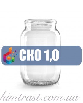 Стеклобанка 1,0л Банка СКО 82