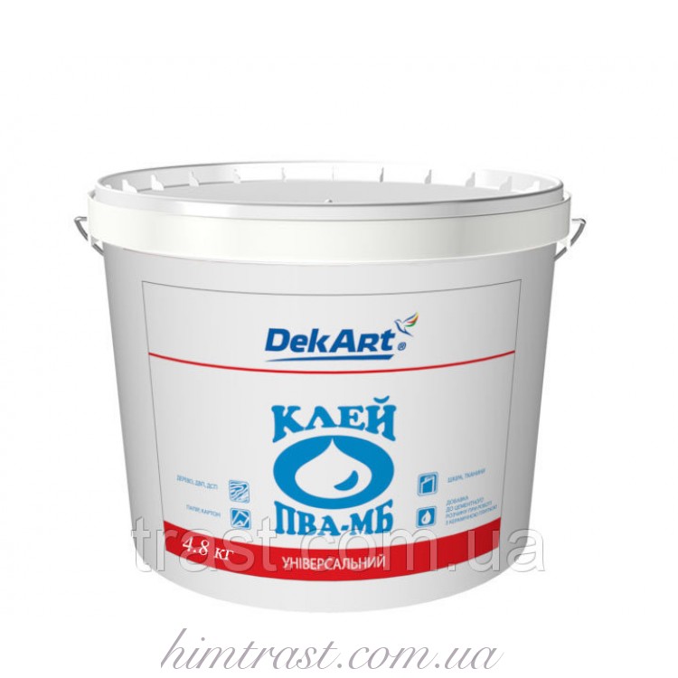 Клей ПВА МБ універсальний DEKART 4,8 кг