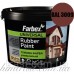 Гумова фарба для дахів червоно-коричнева FARBEX RAL 3009 12 кг