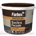 Фарба для цоколя і фасаду Farbex Світло-Сіра 12 кг
