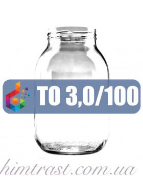 Стеклобанка 3,0л ТО 82