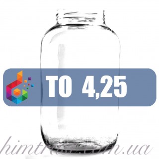 Стеклобанка 4,25л ТО 100