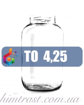 Стеклобанка 4,25л ТО 100