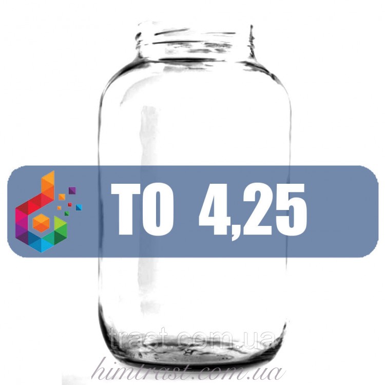 Стеклобанка 4,25л ТО 100