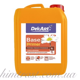 Грунтовка глубокого проникновения Base DEKART 10 л