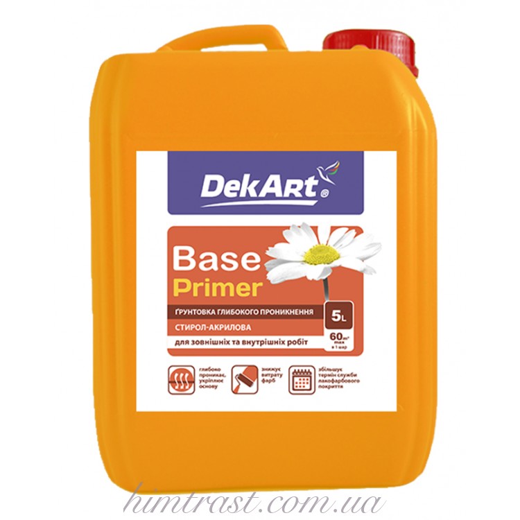 Грунтовка глибокого проникнення Base DEKART 10 л