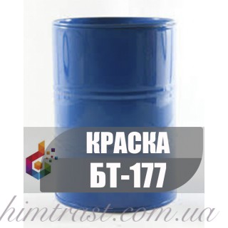 Бітумна антикорозійна Фарба по металу БТ-177 Сріблянка