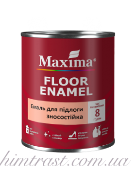 Эмаль для пола износостойкая ТМ "Maxima"