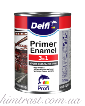Грунт-емаль по іржі 3в1 ТМ "Delfi"