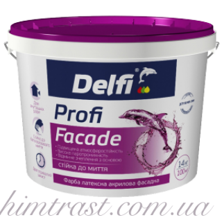 Фарба латексна акрилова фасадна "Profi Facade" ТМ "Delfi"