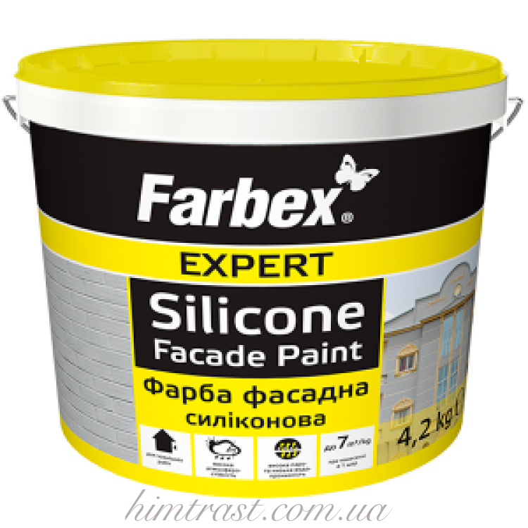 Краска фасадная силиконовая "Facade" ТМ "Farbex"