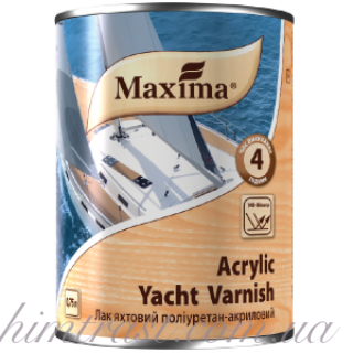 Лак яхтный полиуретан-акриловый ТМ "Maxima"