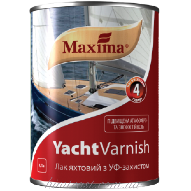 Лак яхтный ТМ "Maxima"