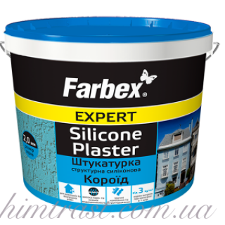 Штукатурка структурная силиконовая "Короед" ТМ "Farbex"