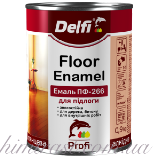 Эмаль алкидная ПФ-266 ТМ "Delfi"
