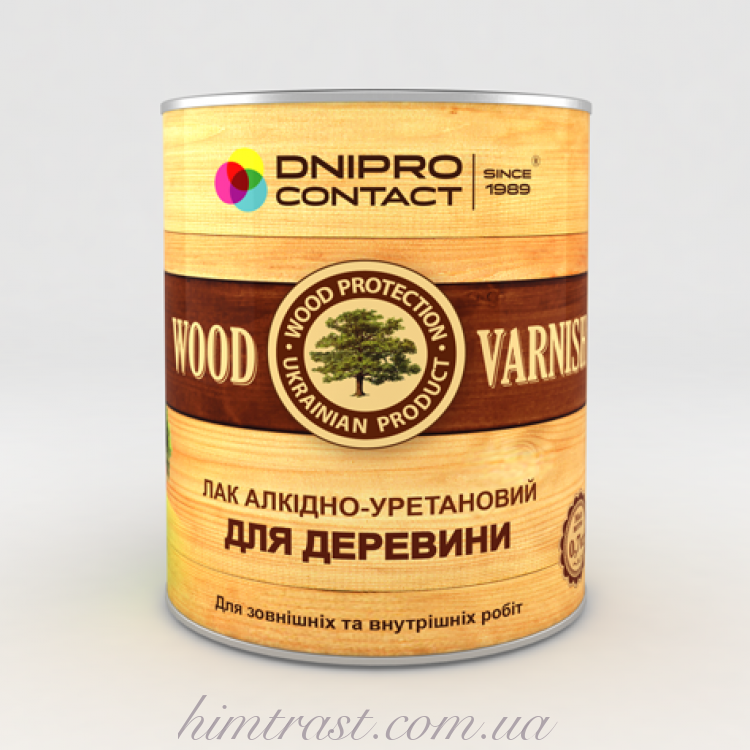 Лак для древесины "Dnipro-Contact"