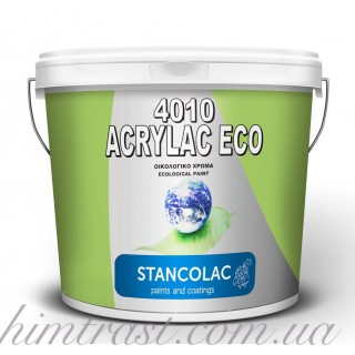 Акриловая краска Stancolac 4010 Eco для стен, потолков, кирпича, газобетона, бетона, дерева 0,75л