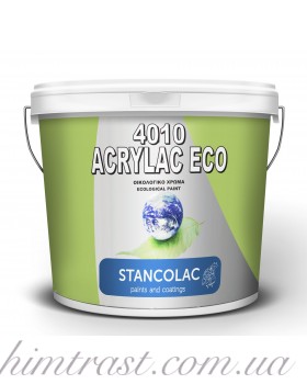 Гипоаллергенная акриловая латексная интерьерная краска Eco 4010 Stancolac, 3л