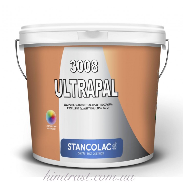 Фарба для стін і стель Ultrapal 3008 супер біла Stancolac