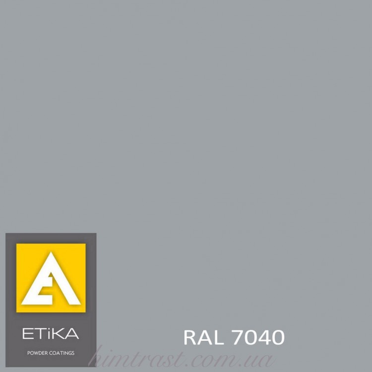 Краска порошковая полиэфирная Etika Elektro Серая RAL 7040 матовая<br />