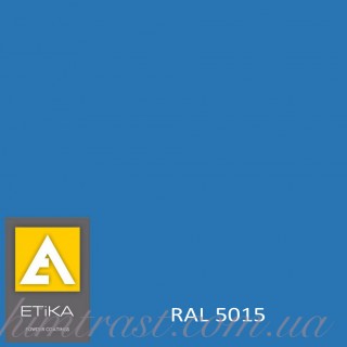 Краска порошковая полиэфирная Etika Elektro Синяя RAL 5015 матовая<br />