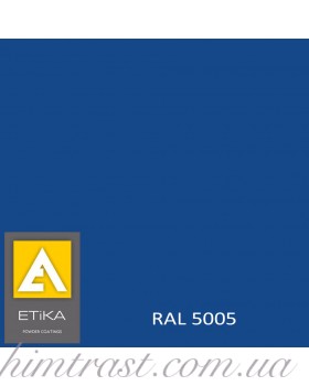 Краска порошковая полиэфирная Etika Tribo Сигнально-синяя RAL 5005 шагрень<br />