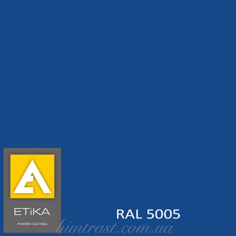 Краска порошковая полиэфирная Etika Tribo Сигнально-синяя RAL 5005 шагрень<br />