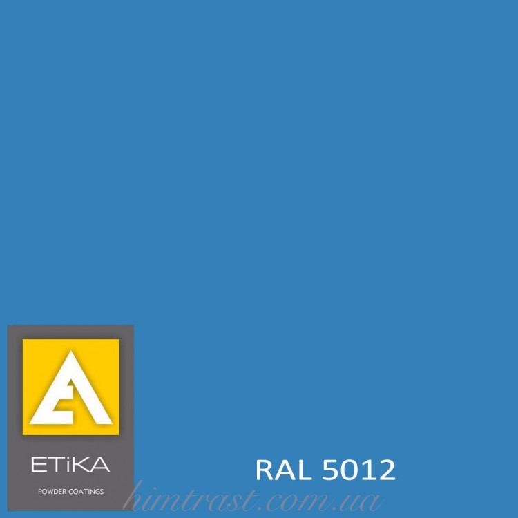 Краска порошковая полиэфирная Etika Tribo Голубая RAL 5012 шагрень<br />