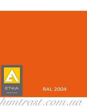 Краска порошковая полиэфирная Etika Tribo Оранжевая RAL 2004 глянцевая<br />