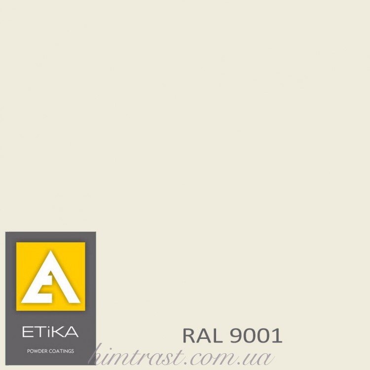 Краска порошковая полиэфирная Etika Tribo Белая RAL 9001 матовая<br />